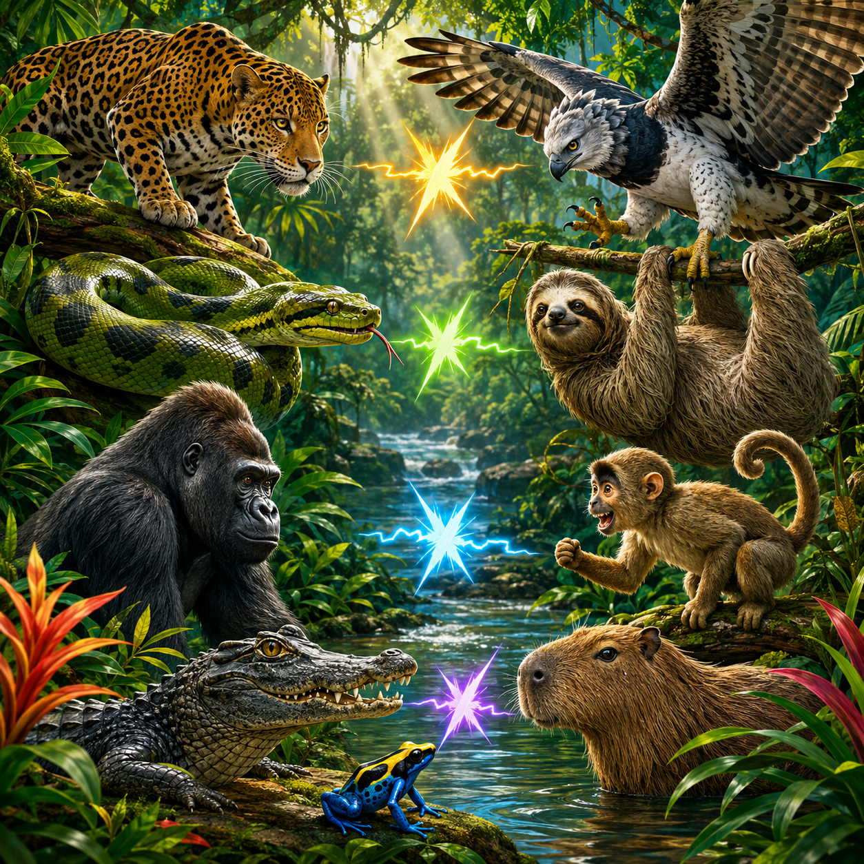 Who Would Win? Rainforest Edition